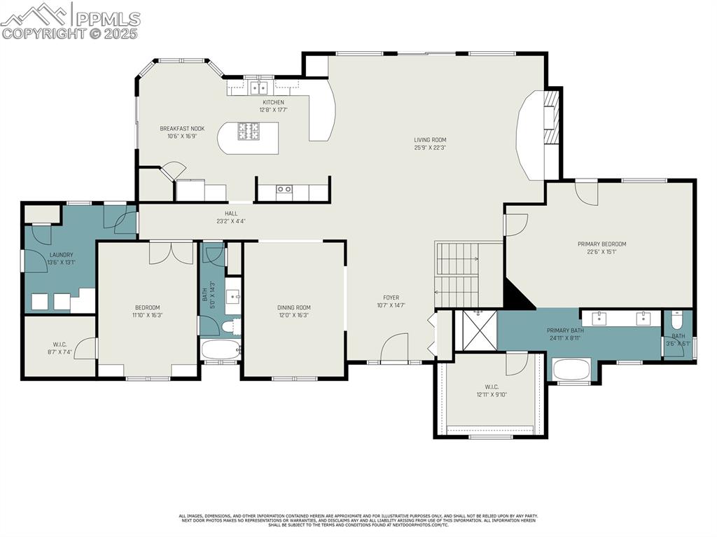 Image 46 of 47: View of floor plan / room layout