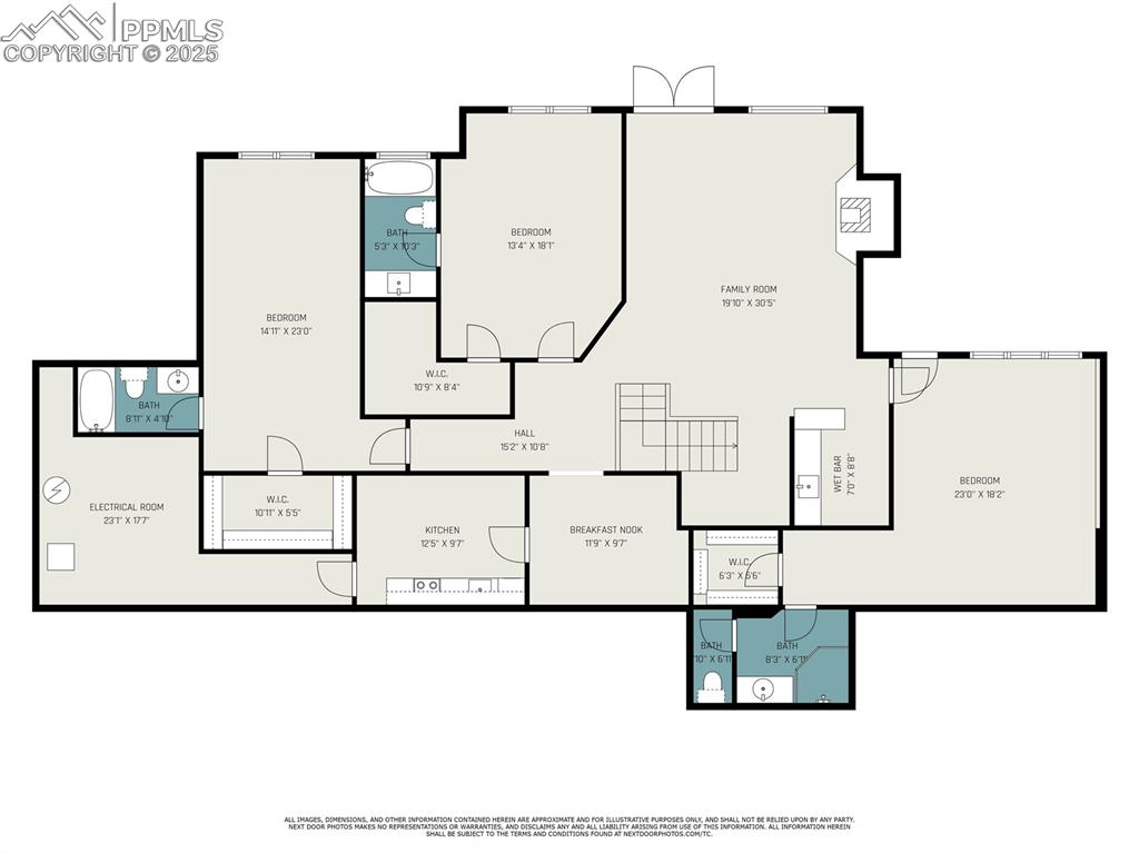 Image 47 of 47: View of floor plan / room layout