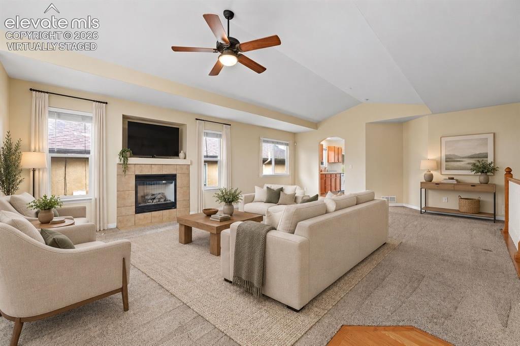 Image 3 of 47: Virtually Staged Large Formal Living Room