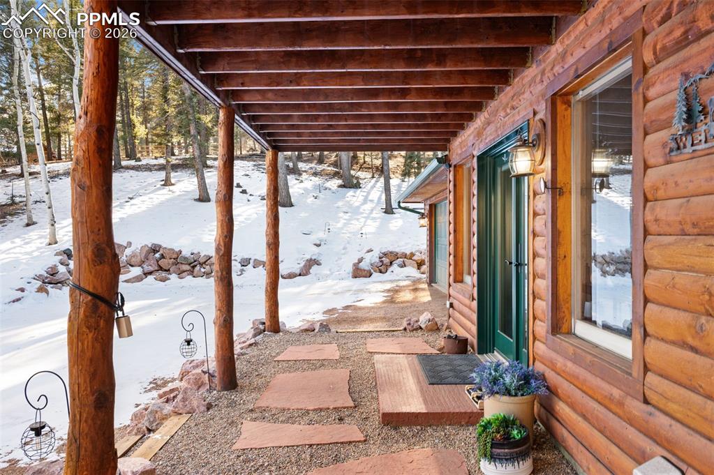 Image 32 of 41: Walk out to family room