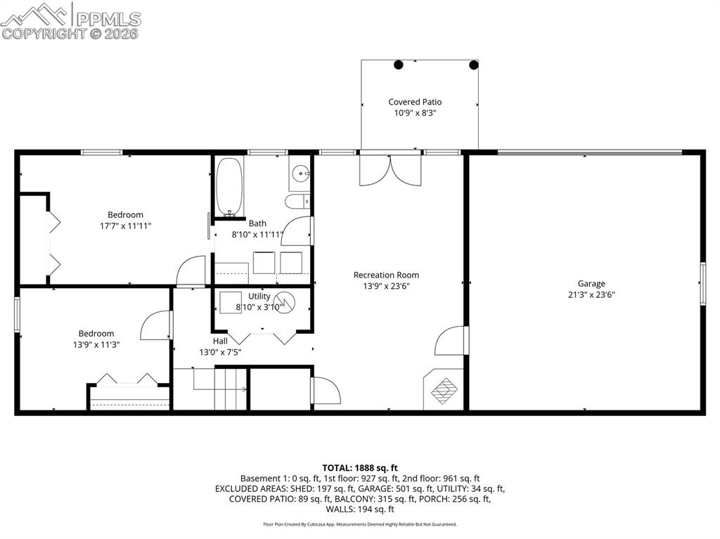 Image 39 of 41: Basement floorplan