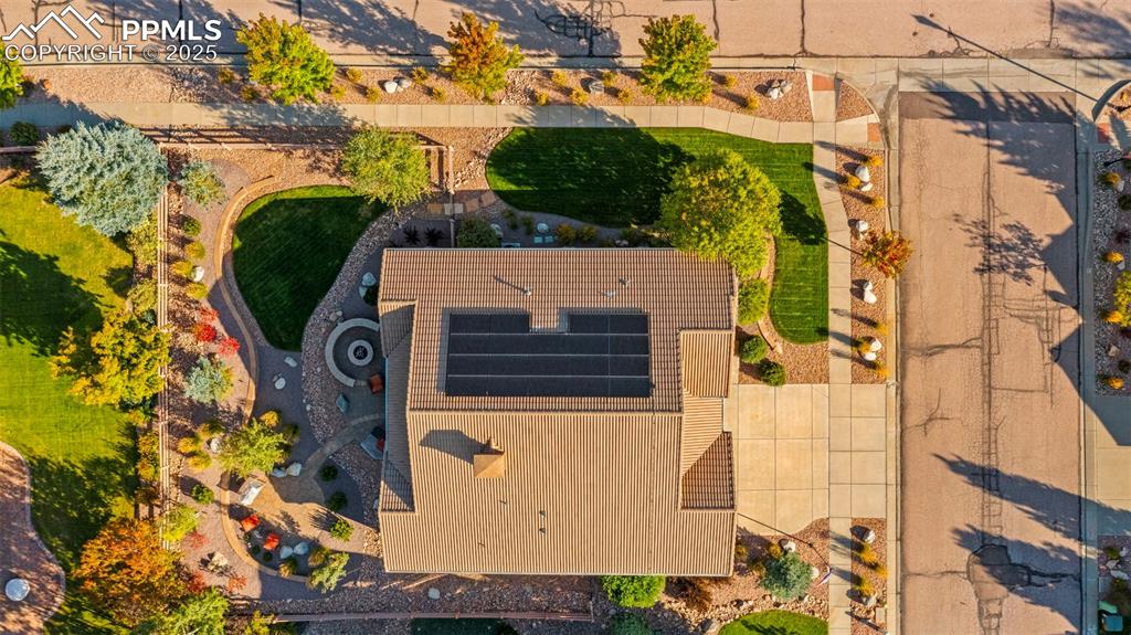 Image 45 of 48: Overhead shot proving this house really does stand out from the rest.