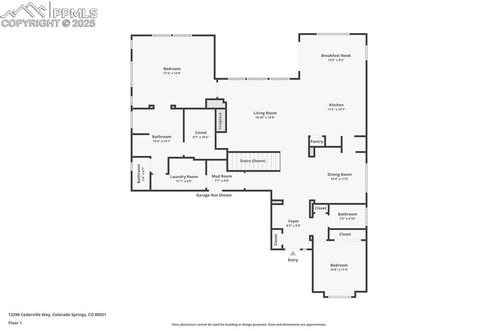 Image 46 of 48: First-floor layout map so you can plan your furniture strategy before movin