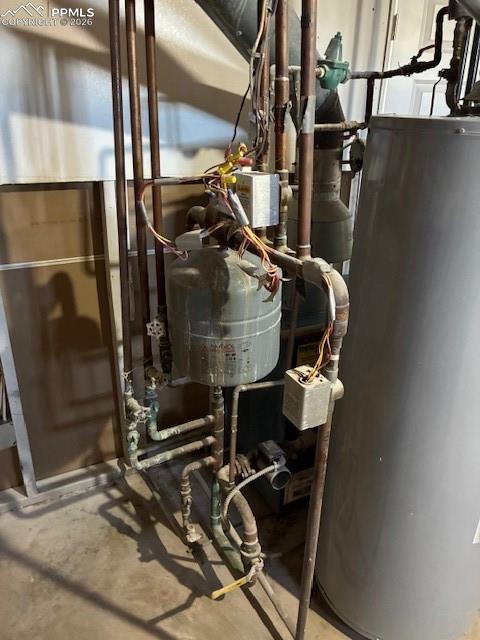 Image 29 of 36: Utility room featuring water heater
