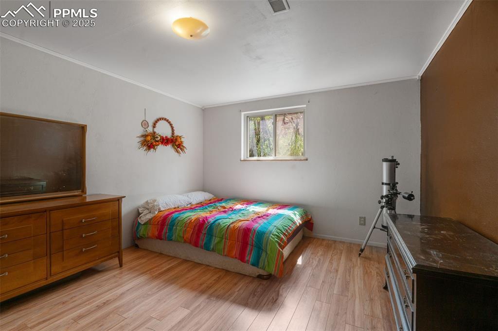 Image 31 of 50: Higher ceilings in basement bedroom