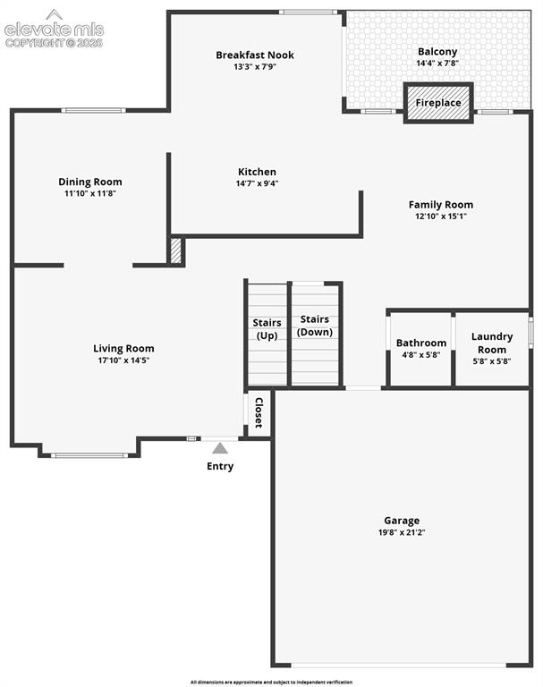 Image 48 of 50: Main Level Floor Plan