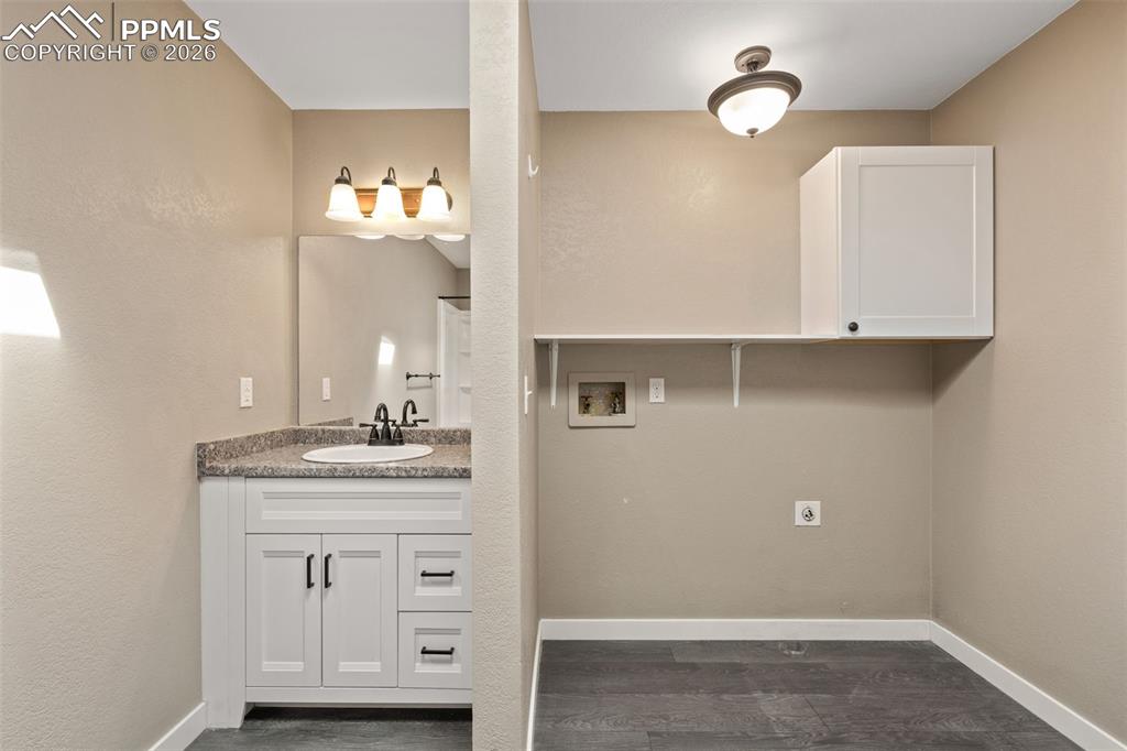 Image 17 of 28: Laundry Area with Electric Hook Ups