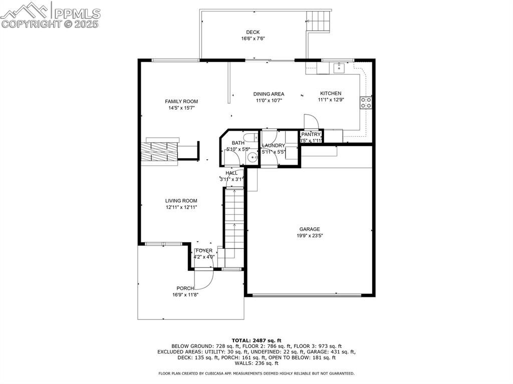 Image 29 of 32: Main Level floorplan
