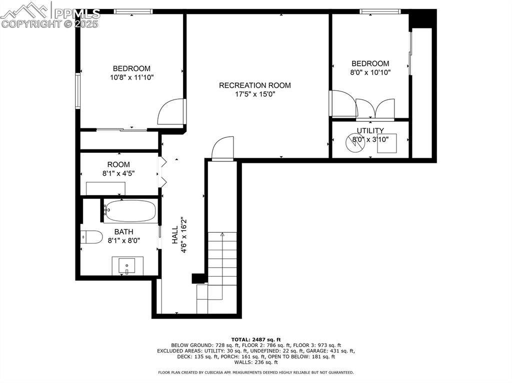Image 31 of 32: Basement floor plan

