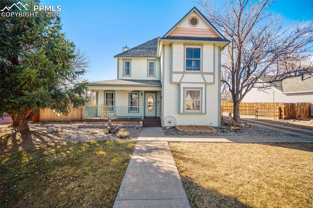 Caption: Front of Structure