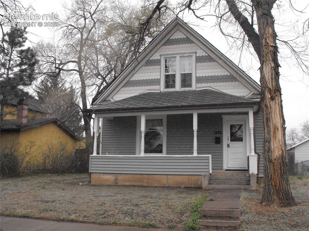 Caption: Front of Structure