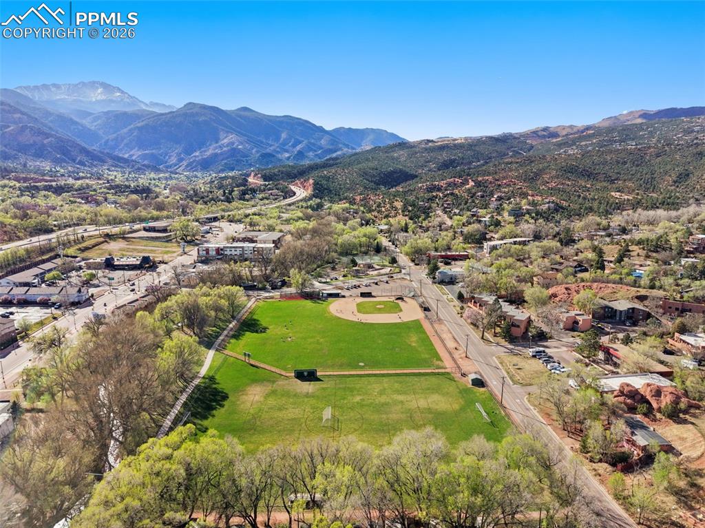 Image 48 of 50: Baseball/soccer field, Creek Trail, tennis/pickleball, and Fields Park - ju