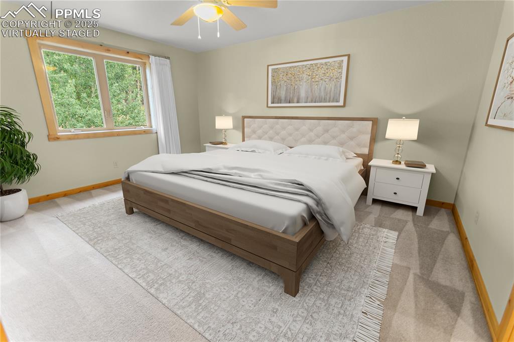 Image 18 of 37: Upper Level Bedroom 2 - Virtually Staged