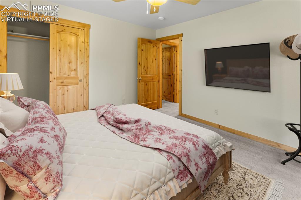 Image 22 of 37: Upper Level Bedroom 3 - Virtually Staged