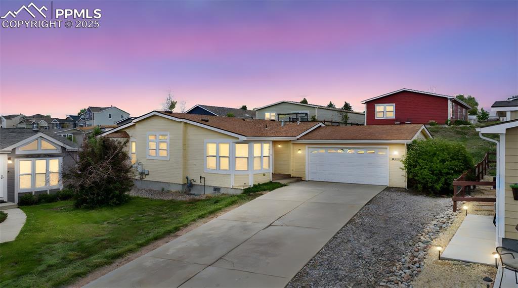 Caption: Front of Structure