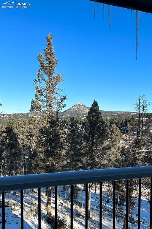 Image 13 of 50: Primary bedroom mountain view