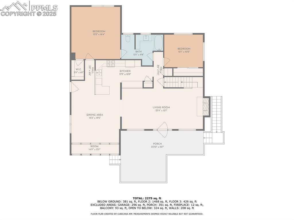 Image 48 of 50: View of floor plan / room layout