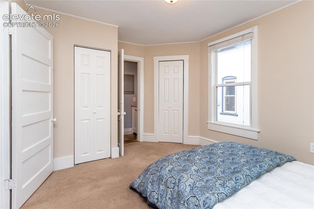 Image 12 of 44: The staging mattress is a Queen