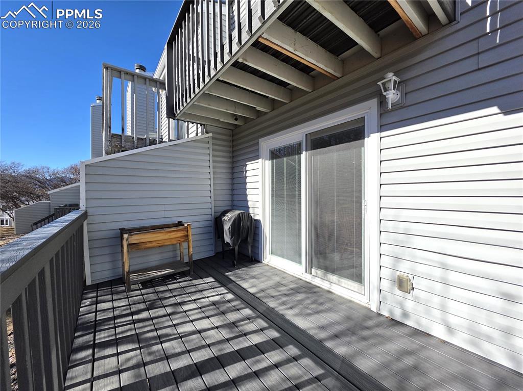 Image 35 of 35: Shows upper deck outside of 2nd bedroom