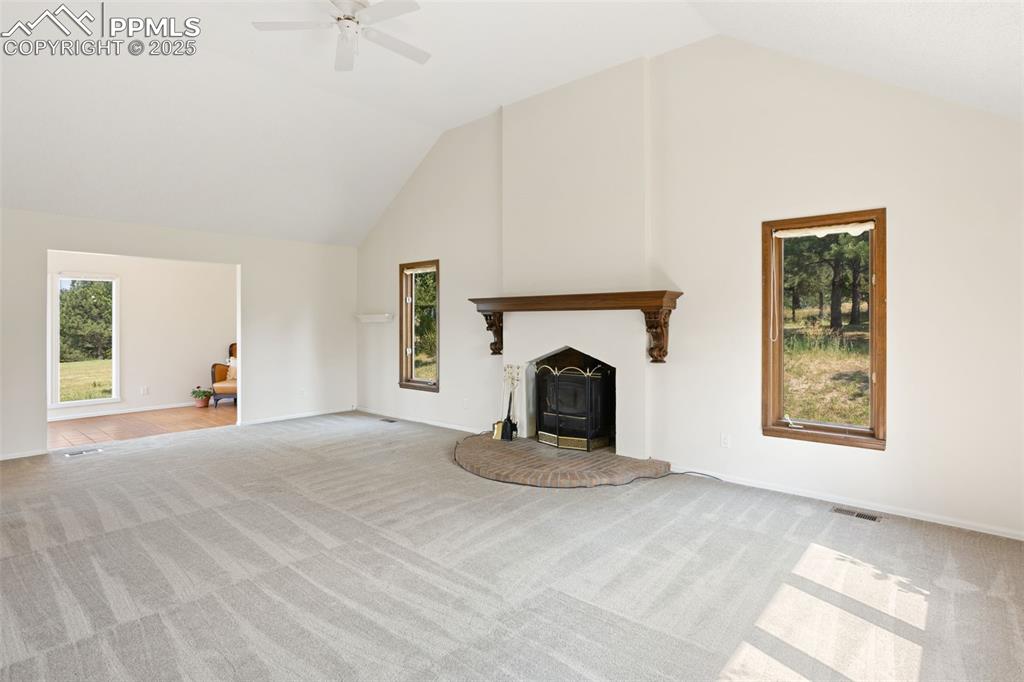 Image 11 of 35: Wood Burning Fireplace!