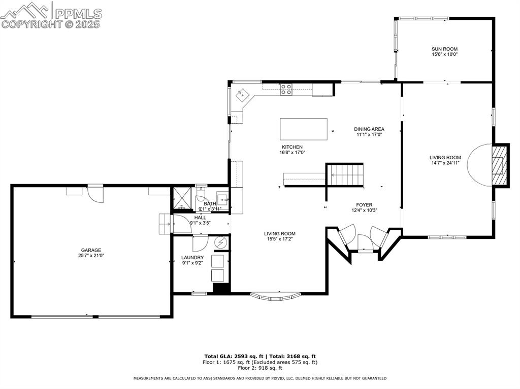 Image 34 of 35: Main Level Floor Plan!