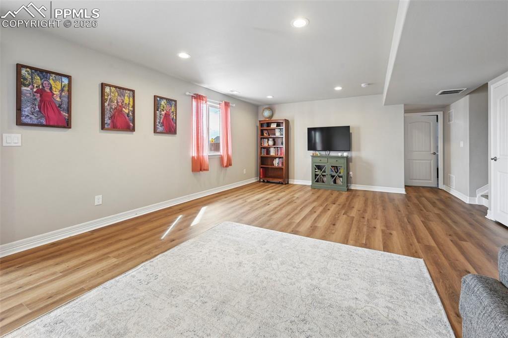 Image 23 of 41: basement family room