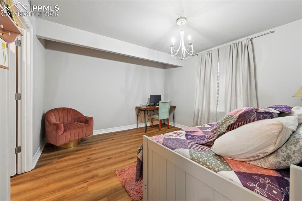 Image 28 of 41: basement bedroom