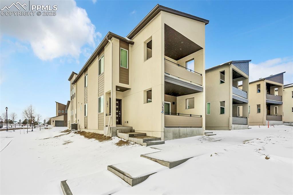 Caption: Front of Structure