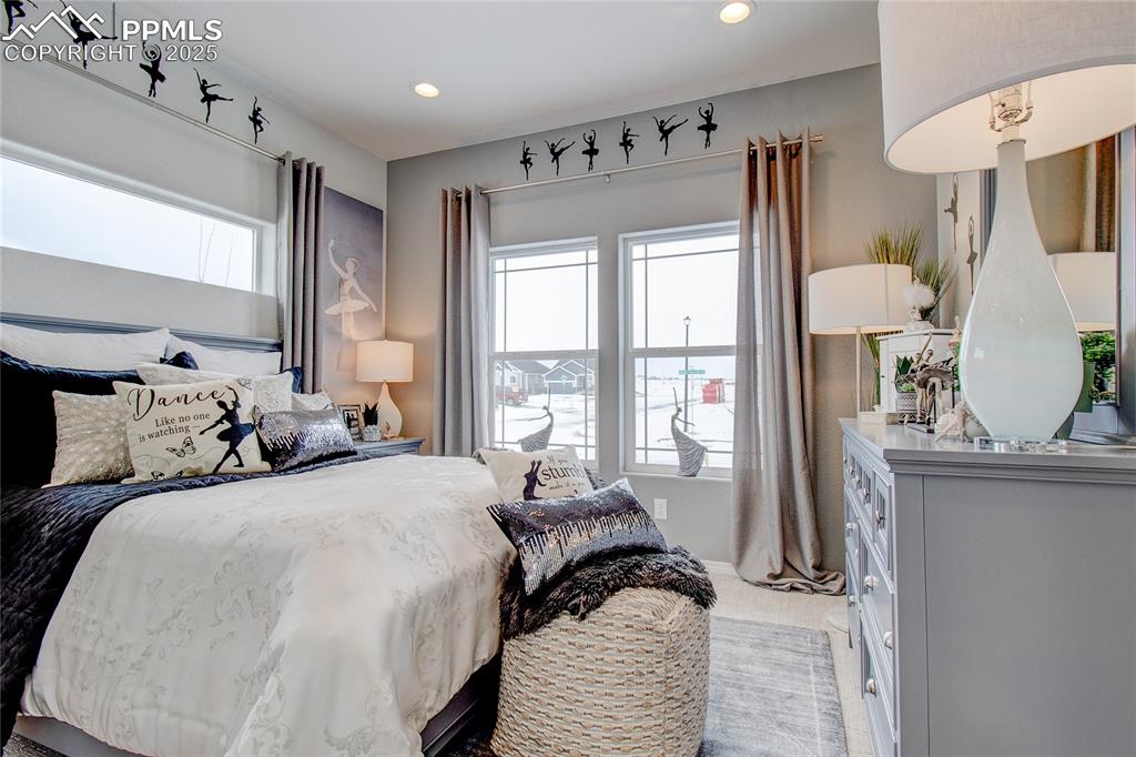Image 15 of 32: Bedroom with baseboards and recessed lighting