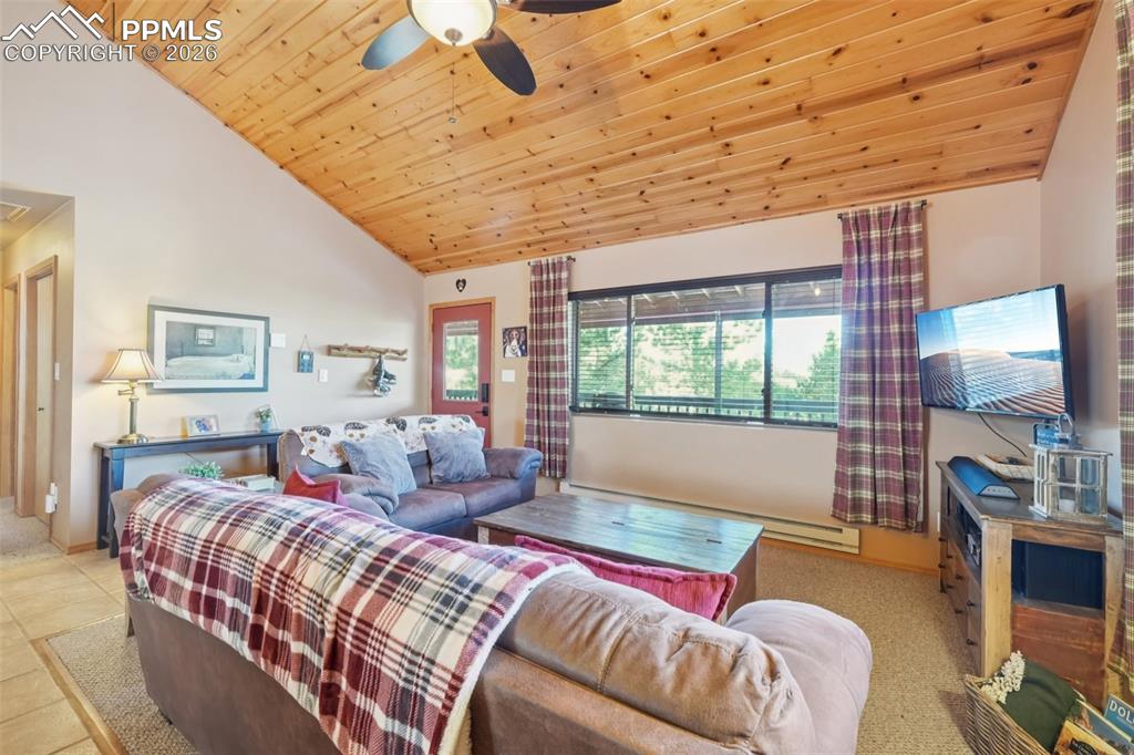 Image 5 of 25: Lots of natural light floods the room as you enter your getaway property! 