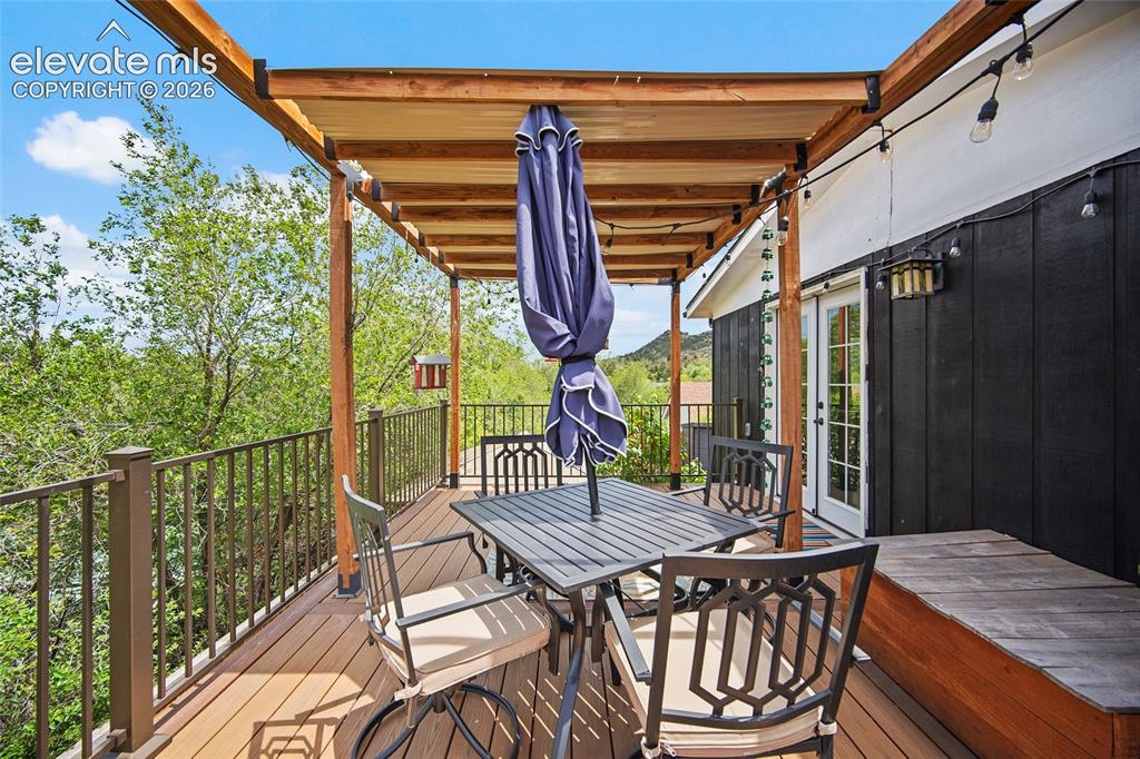 Image 40 of 49: outdoor area has electrical for hot tub