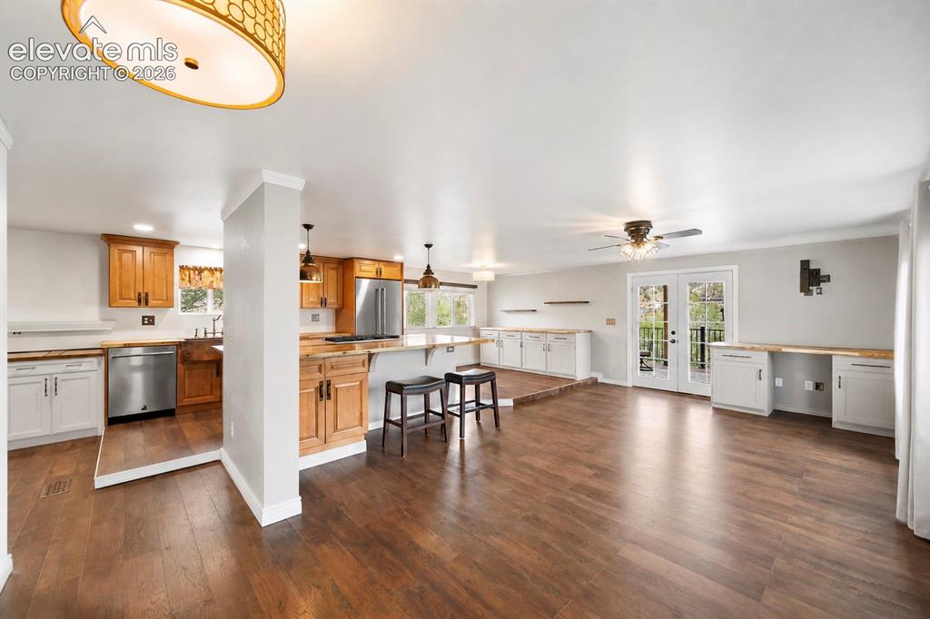 Image 6 of 49: Kitchen & Family area (Virtually Painted)