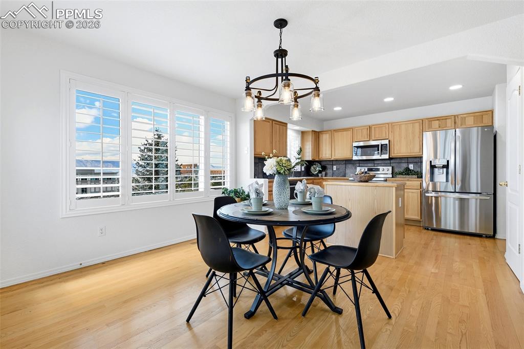 Image 9 of 41: Views on one side of the dining area...