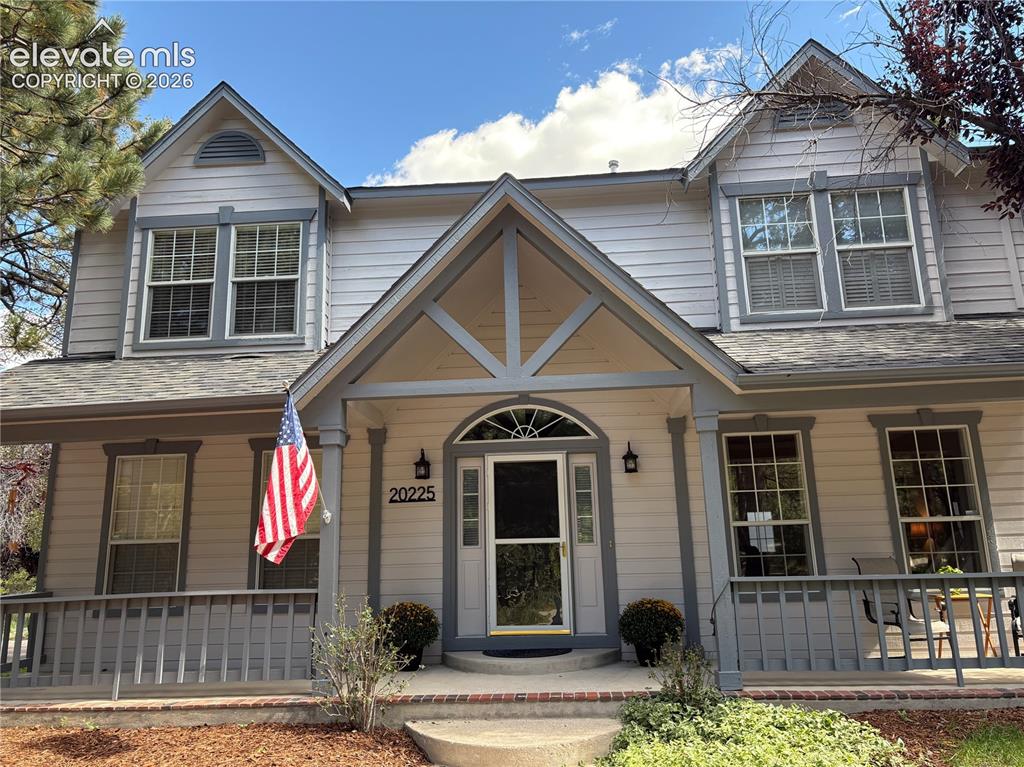 Image 1 of 38: Two-story home with traditional architecture and 3 car side entry garage.