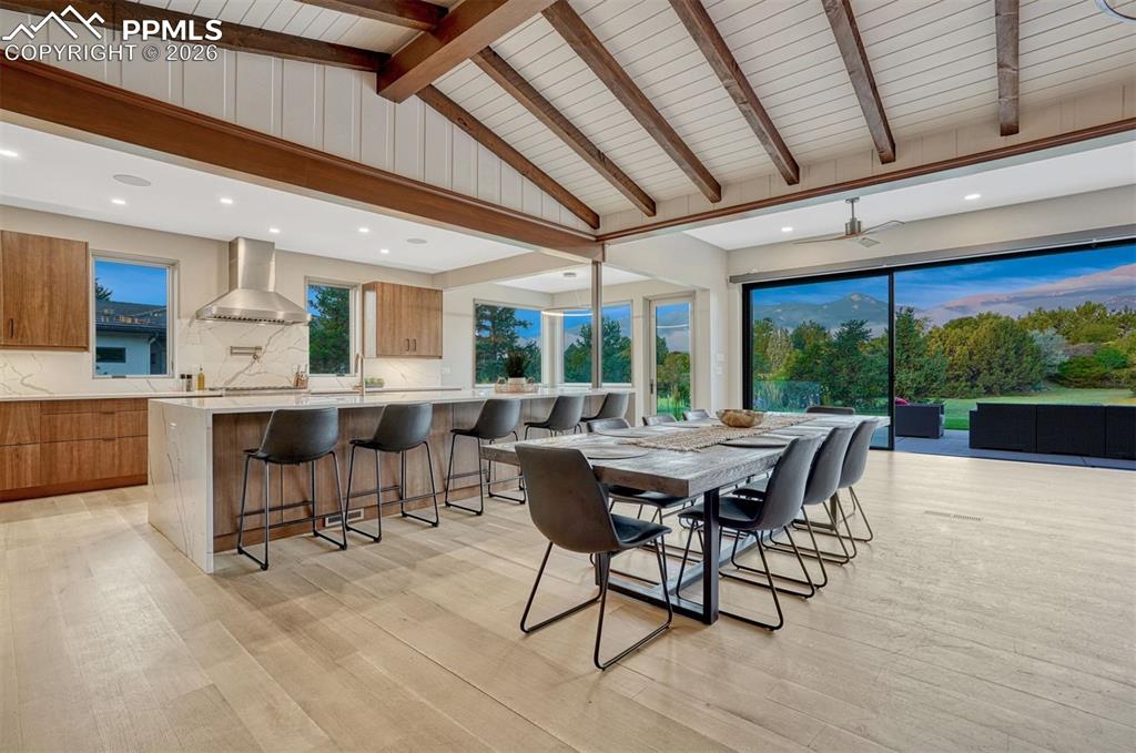 Image 29 of 46: A chef-ready kitchen with all-new cabinets, 36-inch gas range, quartz count