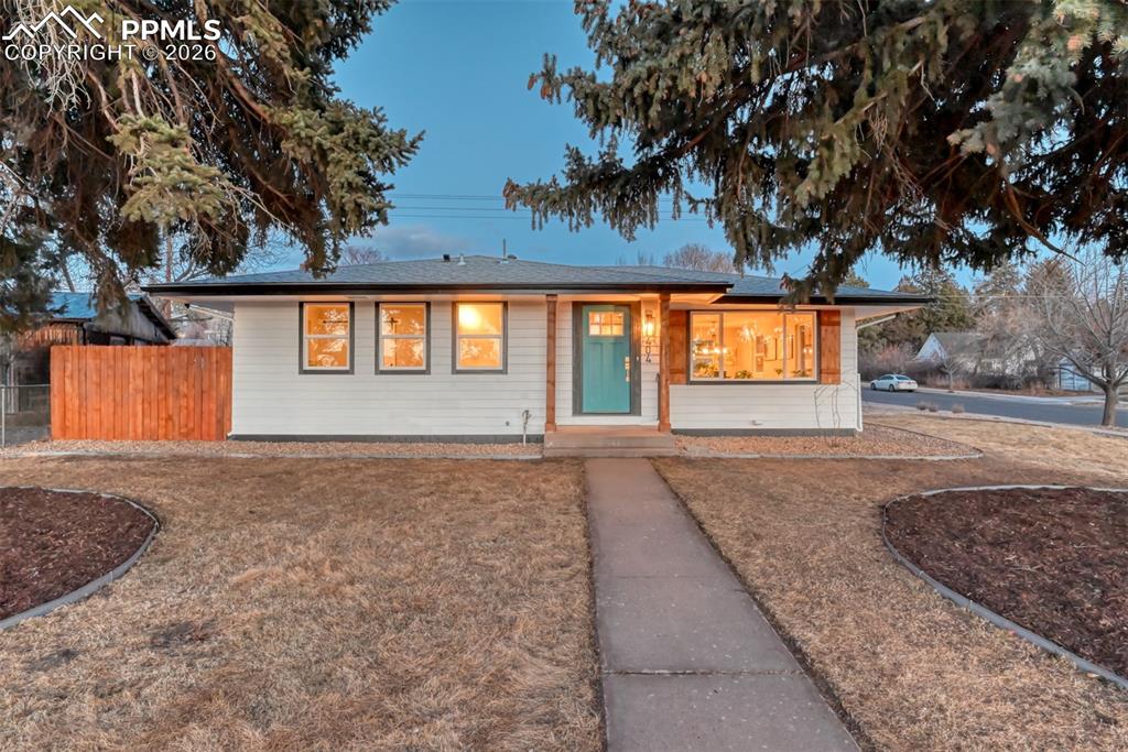 Image 1 of 35: View of ranch-style home