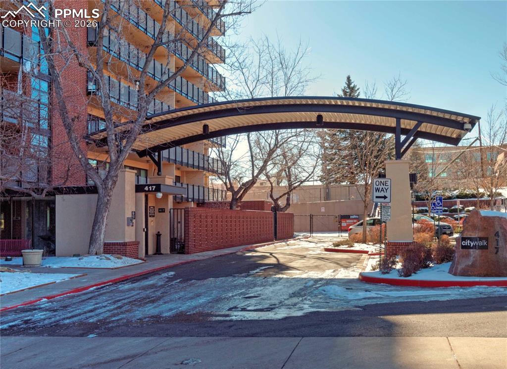 Image 2 of 20: View of community featuring a gate
