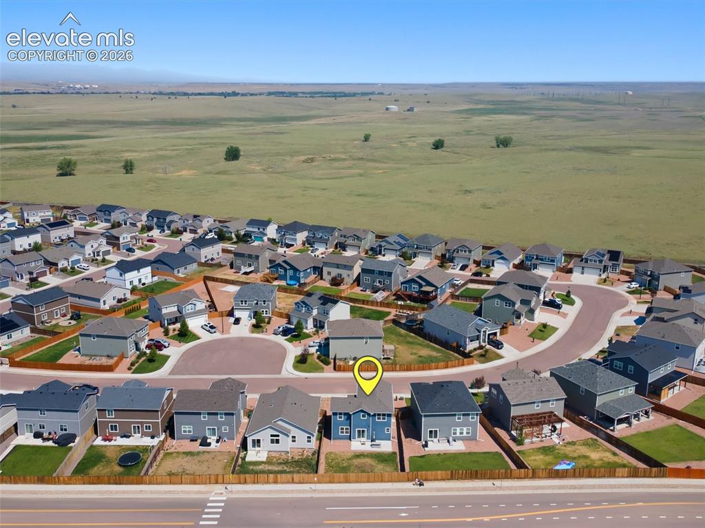 Image 45 of 46: Residential neighborhood featuring a cul-de-sac street pattern and proximit