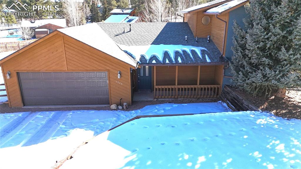 Caption: Front of Structure