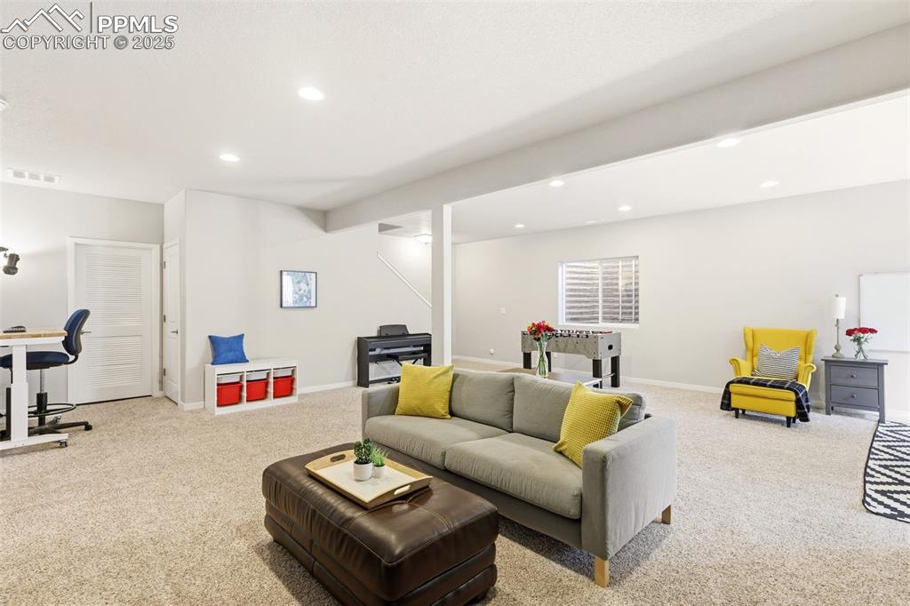 Image 25 of 34: Tons of space in the finished basement