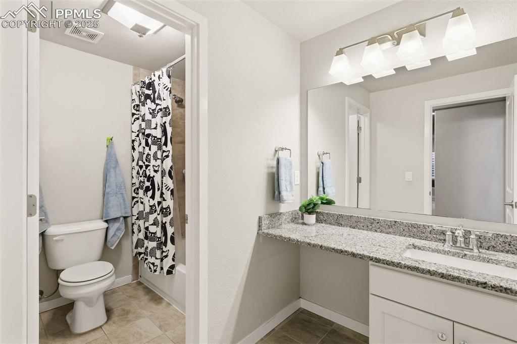 Image 31 of 34: Full bathroom in basement
