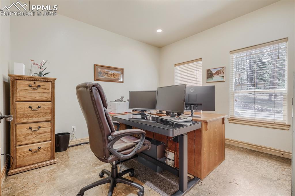 Image 14 of 49: Home office is the perfect work at home space 