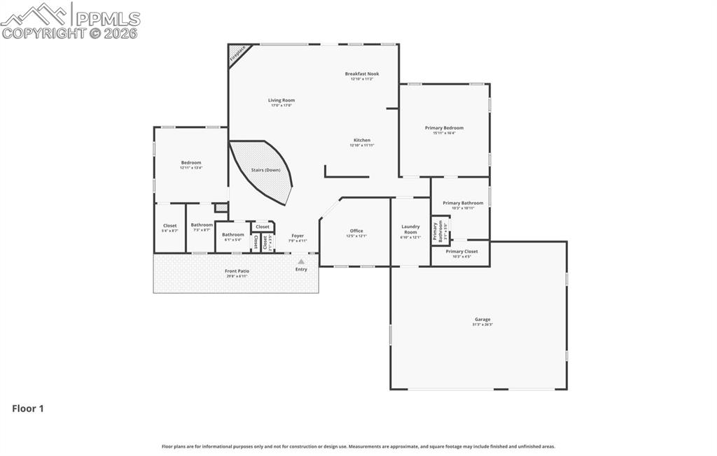 Image 21 of 49: View of main Level room layout