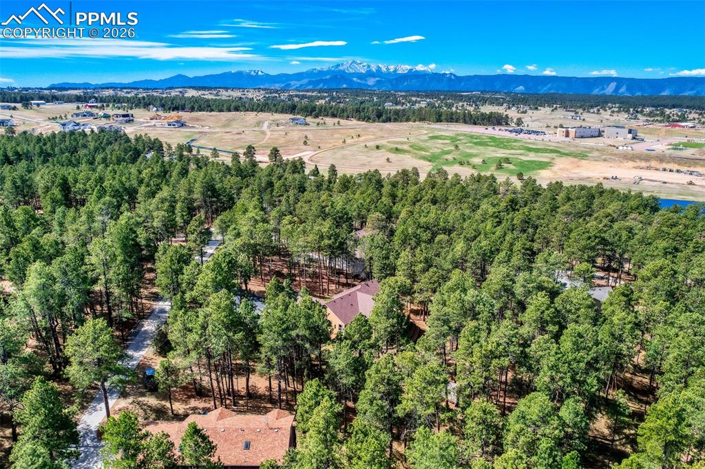 Image 46 of 49: Aerial view of mountains