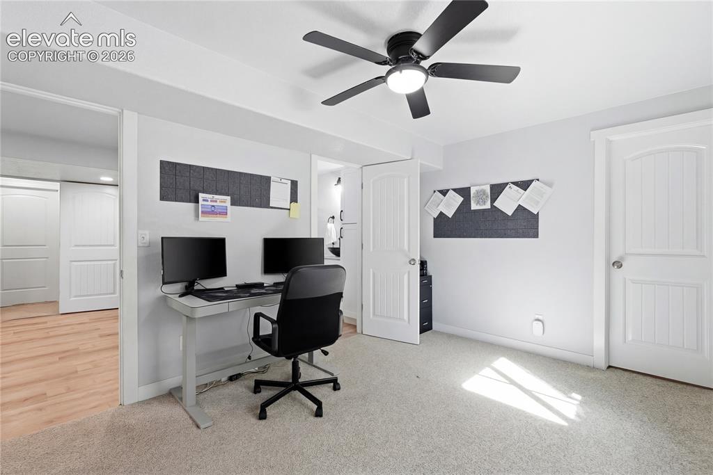 Image 11 of 28: bedroom in basement