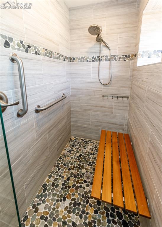 Image 26 of 39: Shower in primary Bathroom