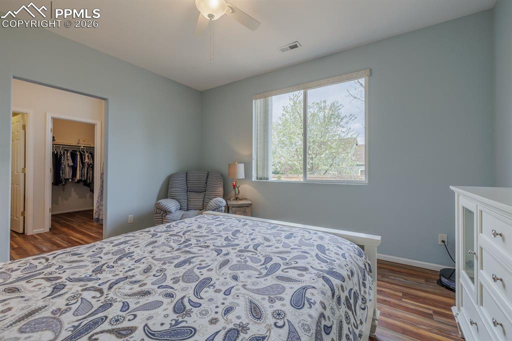 Image 17 of 36: Bathroom and walk in closet connected to primary retreat