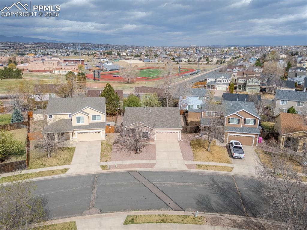 Image 30 of 36: Close to Sand Creek High School, major arteries and military bases