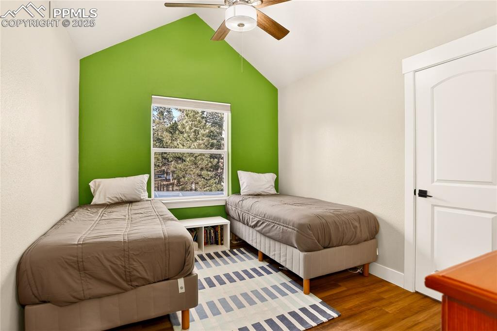 Image 22 of 50: Upstairs bedroom 2 is large and has it