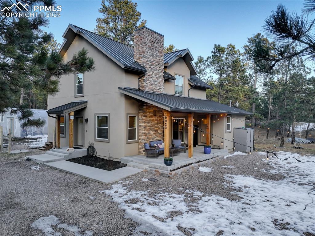 Image 47 of 50: Behind the house find your Chicken Run: Secure, fenced, automated coop door